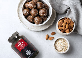 Maca-Energy-Balls, Maca Rot von Nature Love