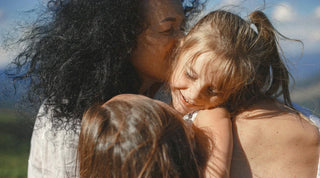 Frau mit Kindern