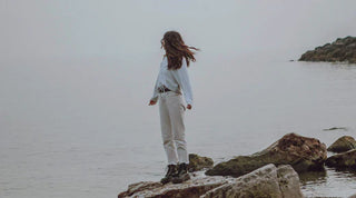 Immunsystem Frau am Meer