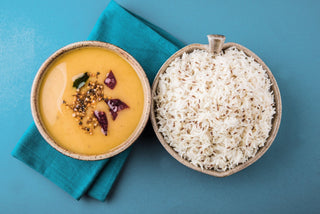 Gelbes Thai-Curry mit geröstetem Gemüse