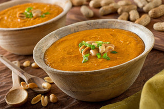 Rezept-Tipp: Süßkartoffel-Erdnuss-Suppe