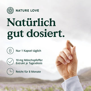 Nature Love - Mönchspfeffer Extrakt Kapseln mit Naturgut Dörfer.