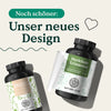 Zwei Dosen Hericium Erinaceus Kapseln im neuen Design von Nature Love.