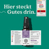 Werbung für Nature Love Melatoninspray mit Holundergeschmack – von Deutschland Test als „Bestes Produkt“ ausgezeichnet.